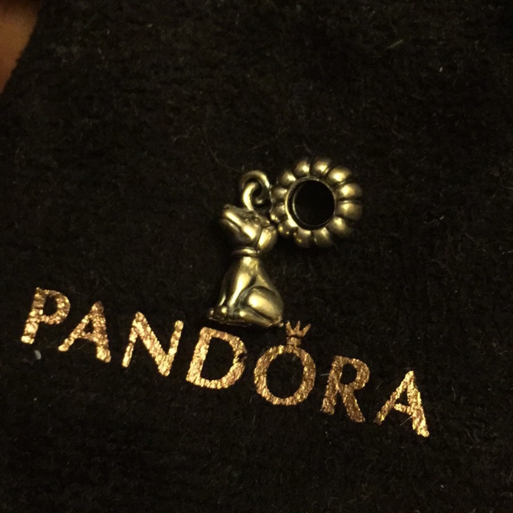 Pandora Sterling Silver Dog Charm